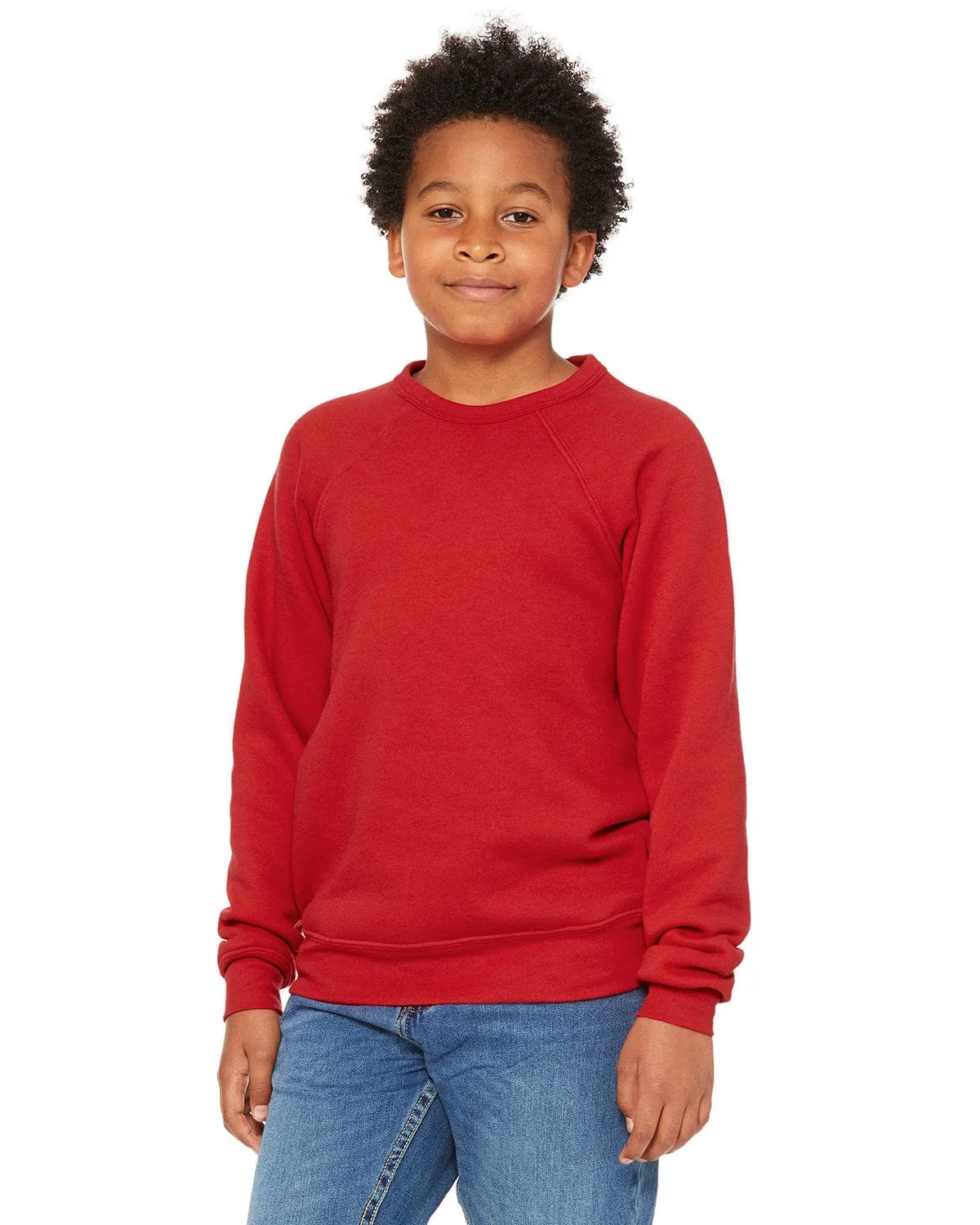 Bella Canvas Youth Sponge Fleece Raglan Sweatshirt
