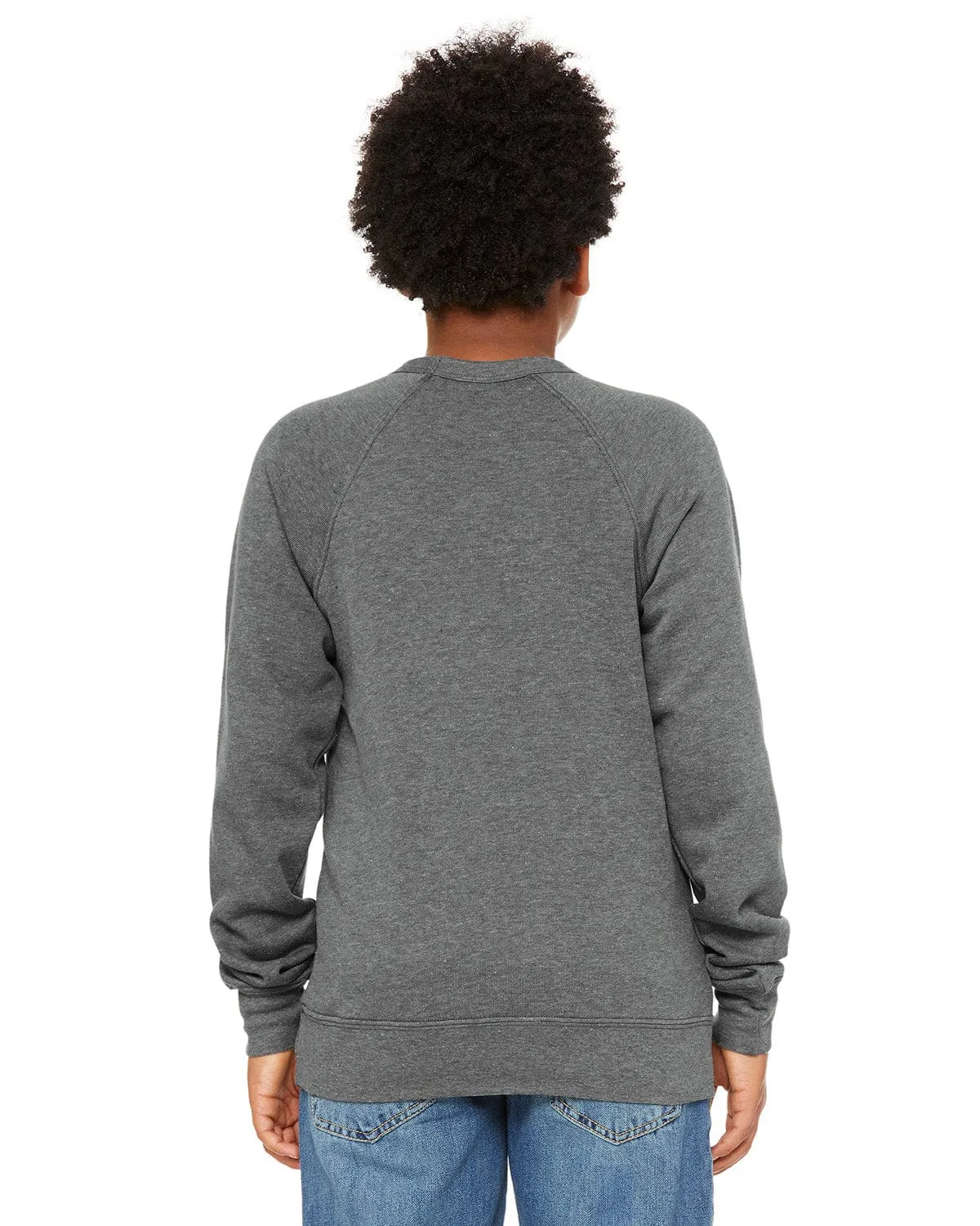 Bella Canvas Youth Sponge Fleece Raglan Sweatshirt