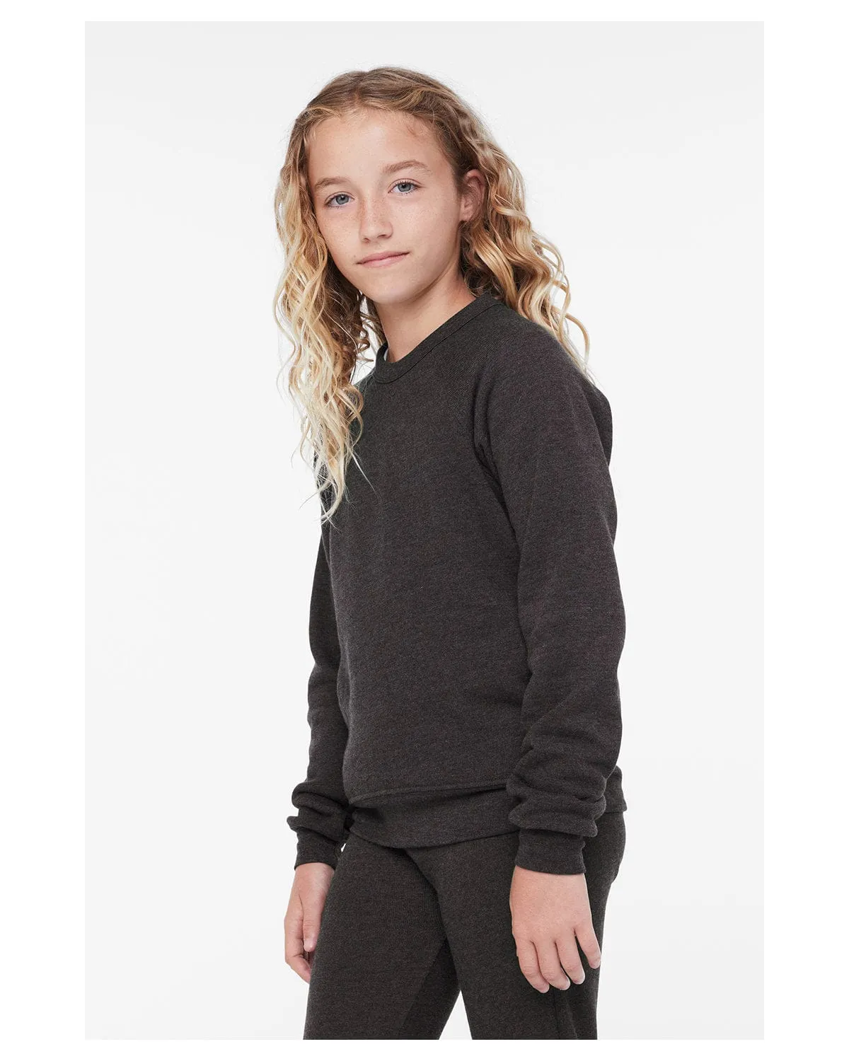 Bella Canvas Youth Sponge Fleece Raglan Sweatshirt