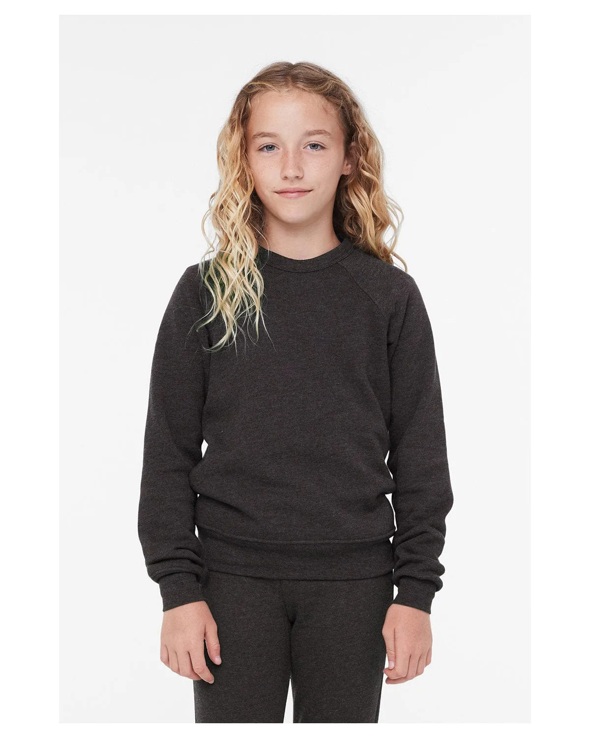 Bella Canvas Youth Sponge Fleece Raglan Sweatshirt