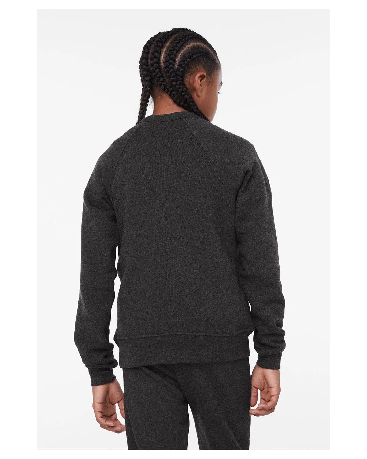 Bella Canvas Youth Sponge Fleece Raglan Sweatshirt