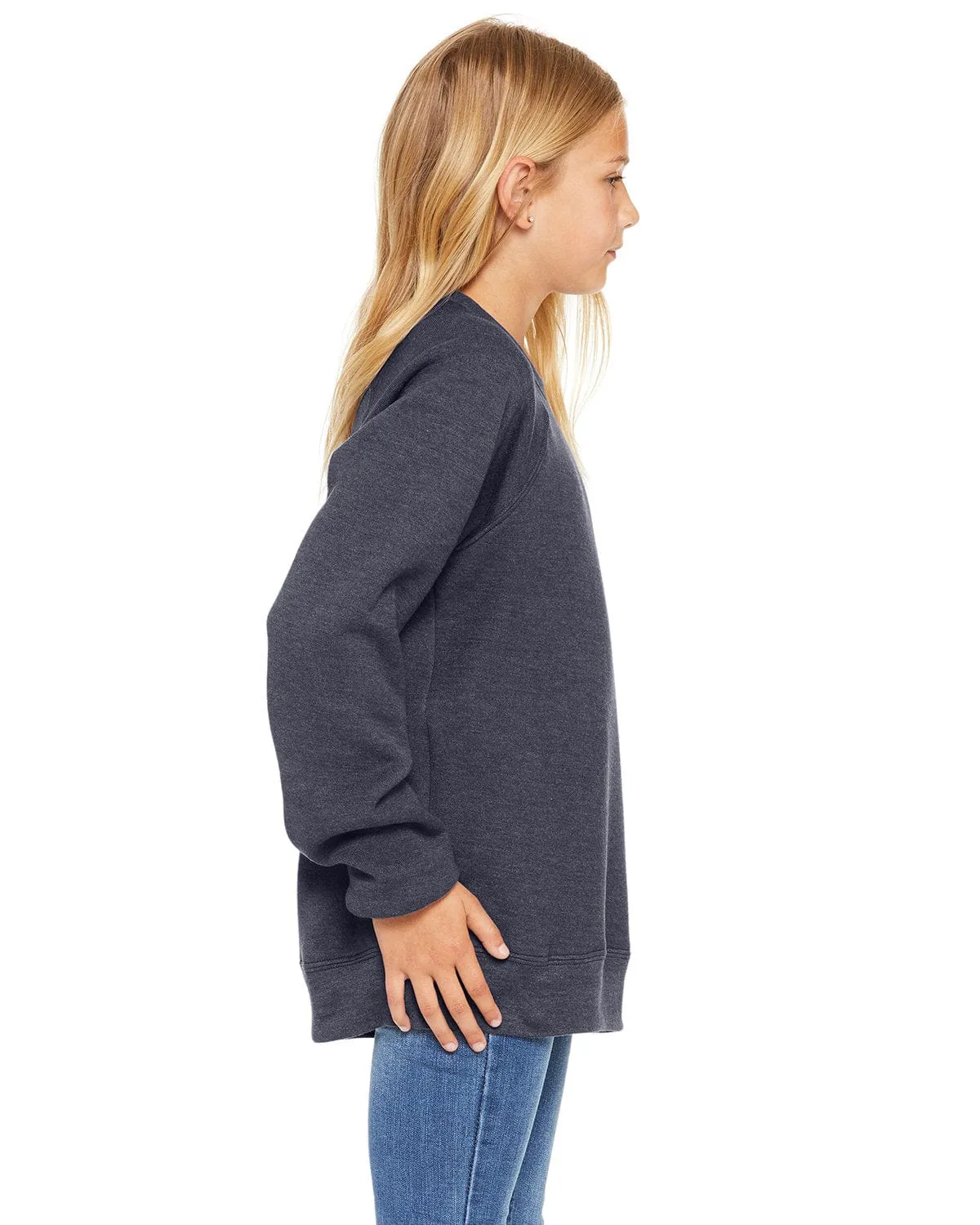 Bella Canvas Youth Sponge Fleece Raglan Sweatshirt