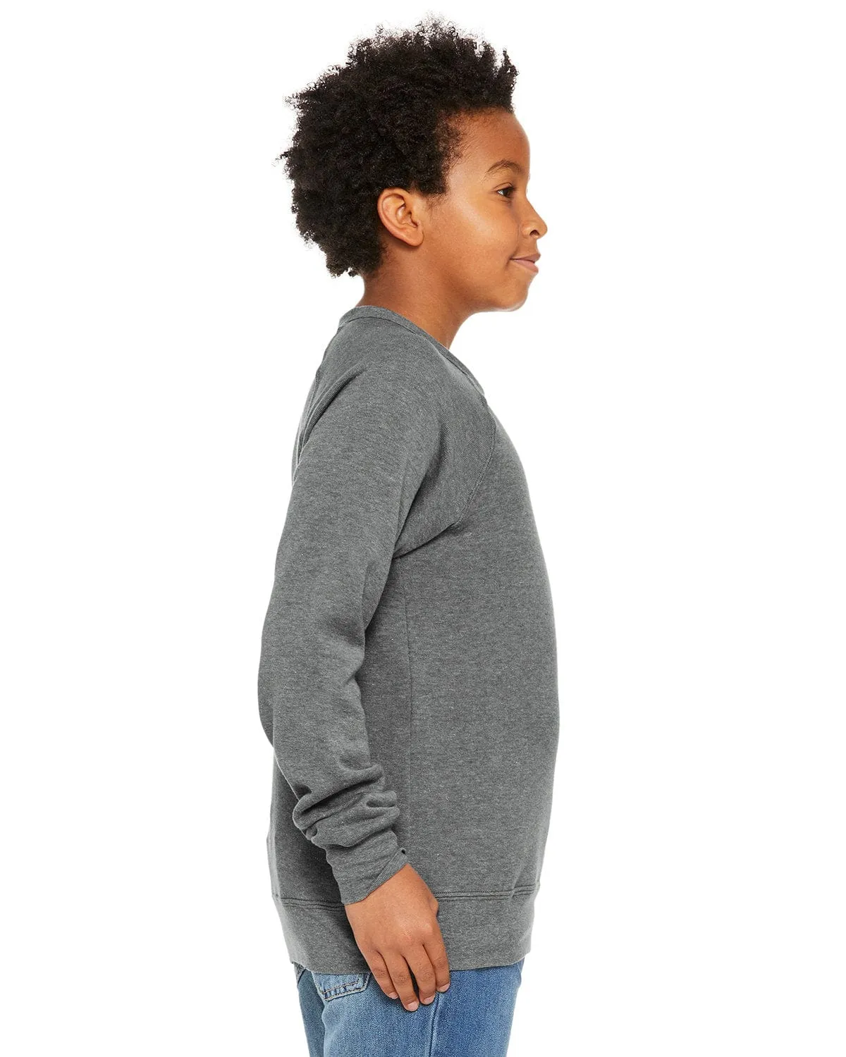 Bella Canvas Youth Sponge Fleece Raglan Sweatshirt