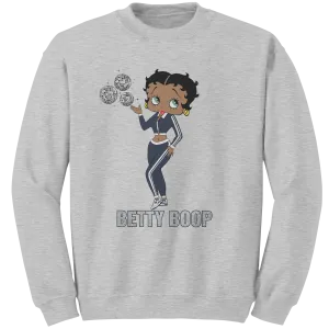Betty Boop Sweatshirt, Betty Boop Graphic Sweatshirt Gifts for Her, Black Womens Sweater, Black Pride Sweatshirt, Black Girl Streetwear Gift
