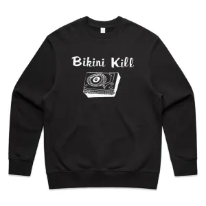 BIKINI KILL 'Record Player' Crewneck Sweat
