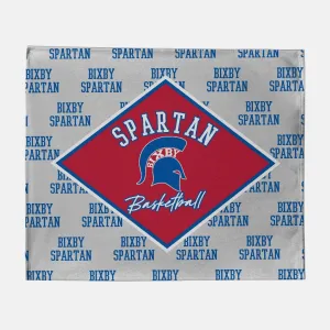 BIXBY BASKETBALL DIAMOND 50X60 SWEATSHIRT BLANKET