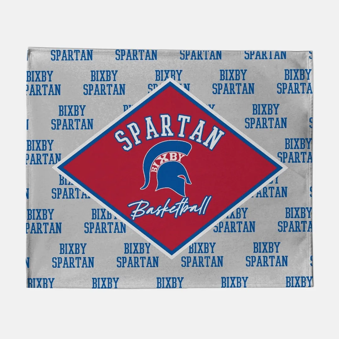 BIXBY BASKETBALL DIAMOND 50X60 SWEATSHIRT BLANKET