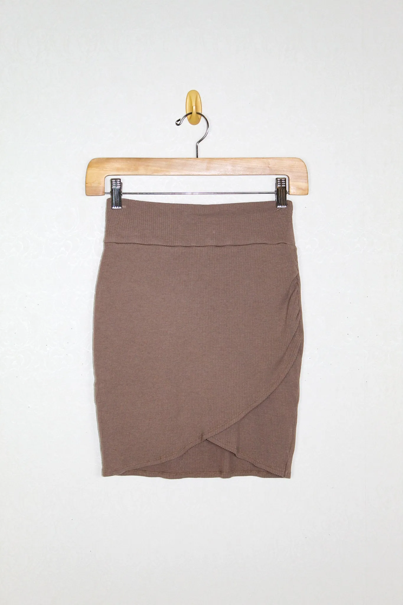 Bobi Surplice Mini Skirt