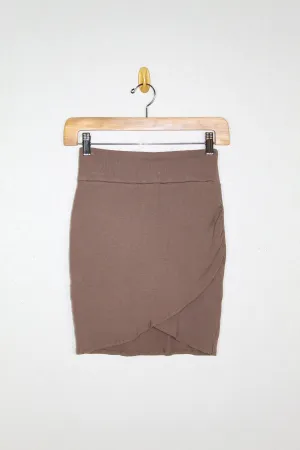 Bobi Surplice Mini Skirt