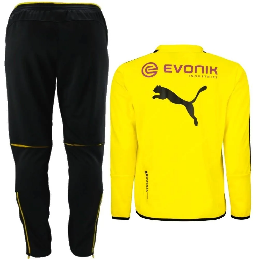 Borussia Dortmund Training Sweat tracksuit 2015/16 yellow - Puma
