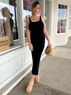 Brooke Knit Sleeveless Midi Dress