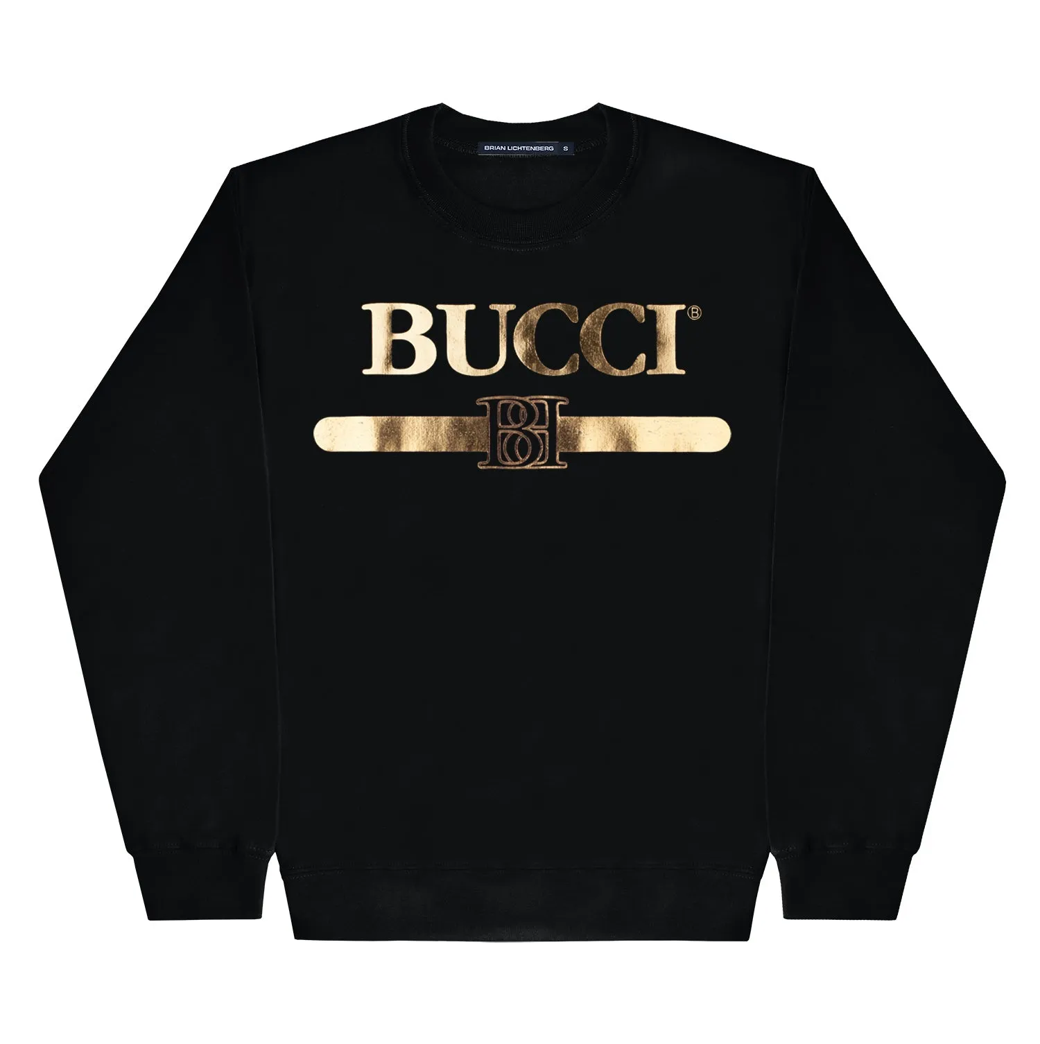 BUCCI GOLD FOIL SWEATSHIRT