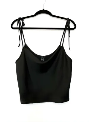 Cammie Cami Crop Top - Black