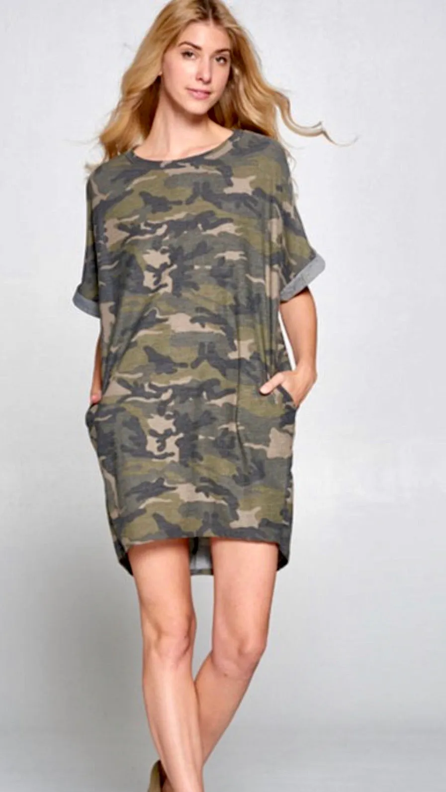 Camo T-Shirt Dress