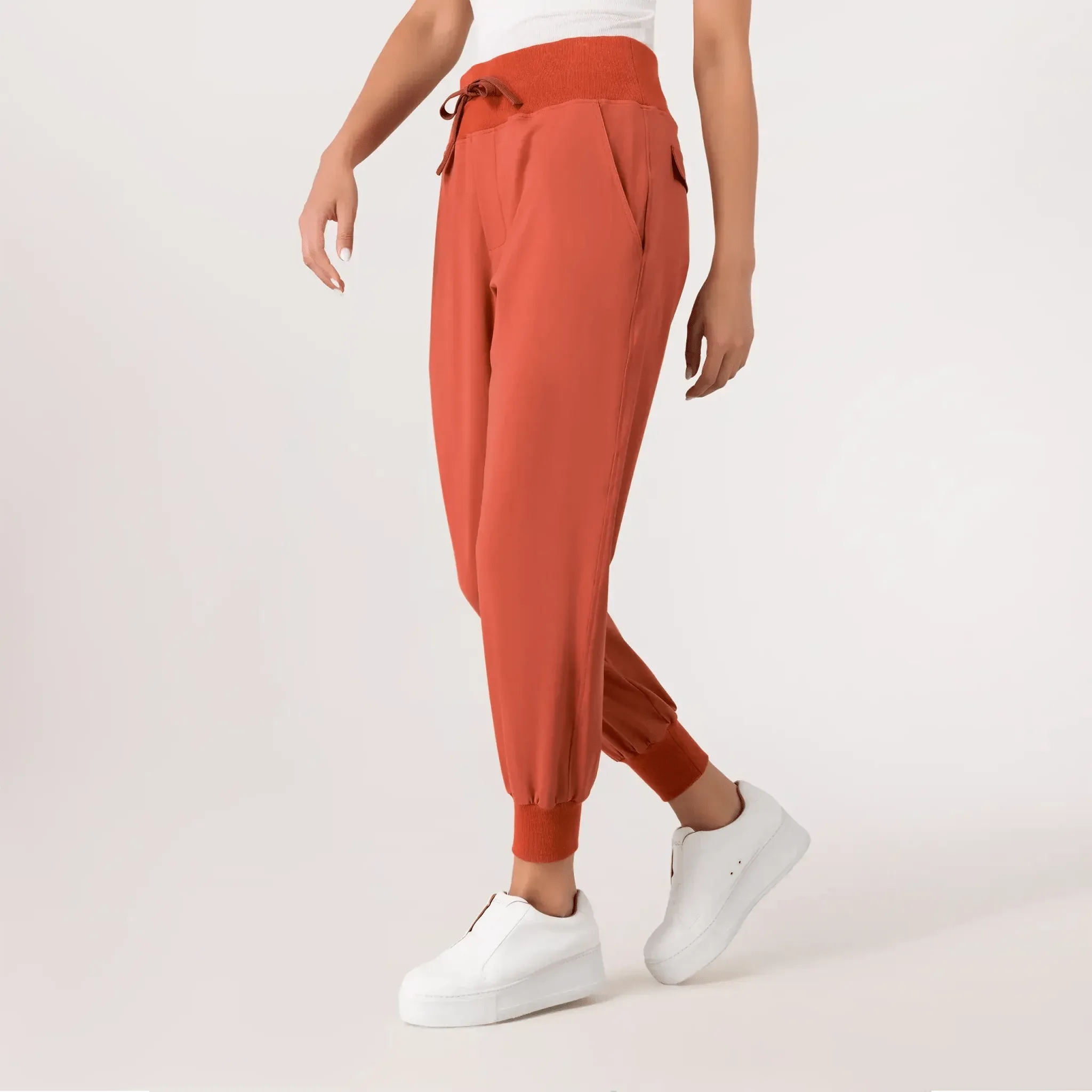 Cargo Jogger Pants - SEASONAL BRICK
