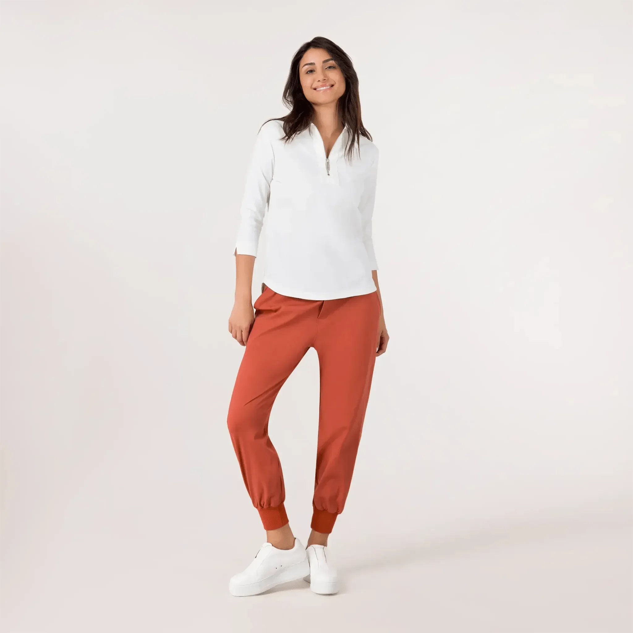 Cargo Jogger Pants - SEASONAL BRICK