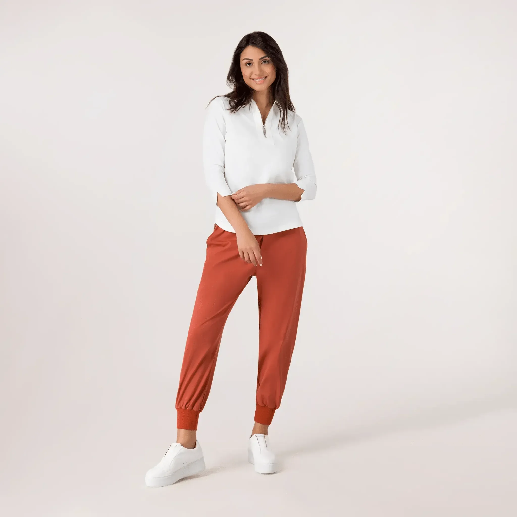 Cargo Jogger Pants - SEASONAL BRICK