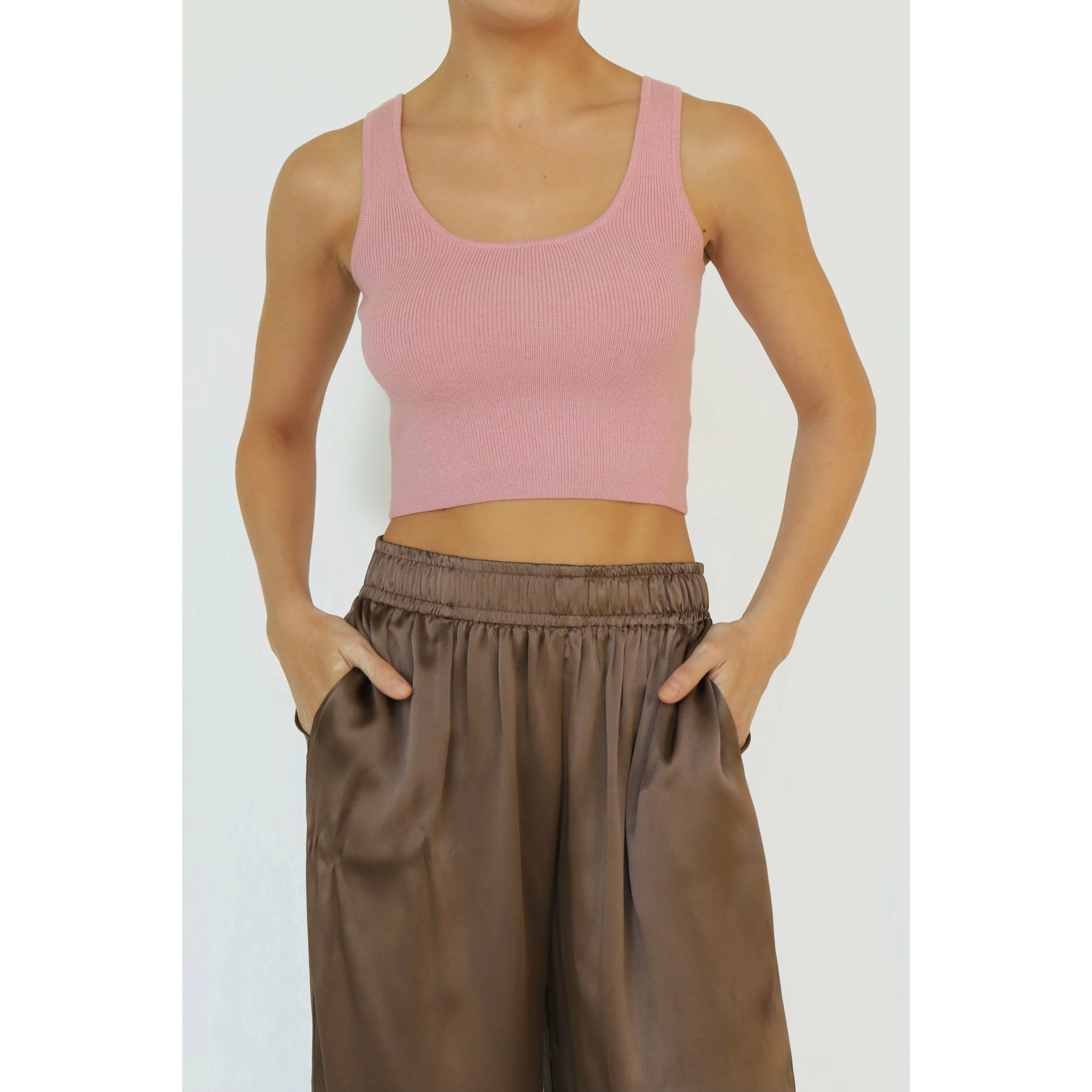 CASHMERE CROP TANK