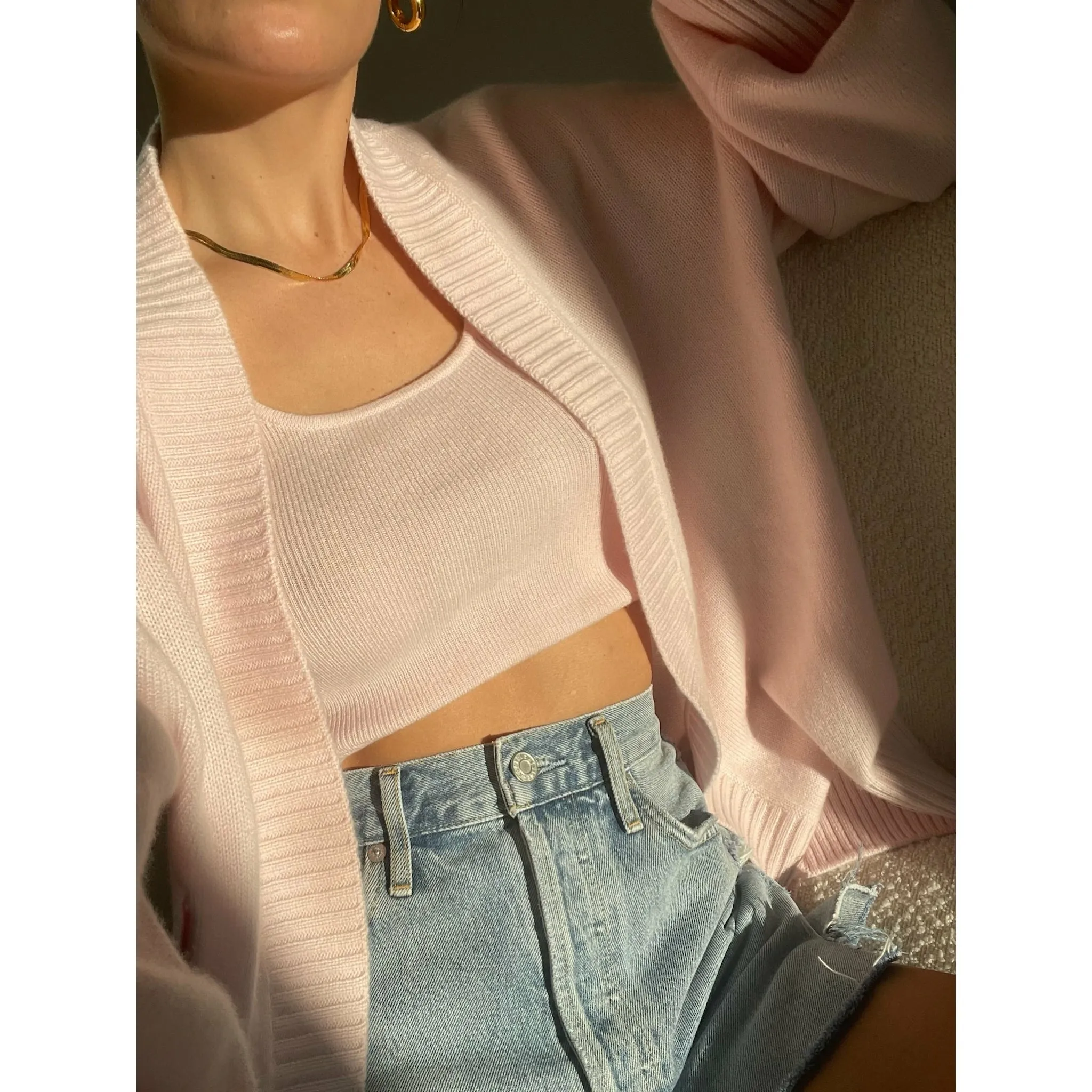 CASHMERE CROP TANK