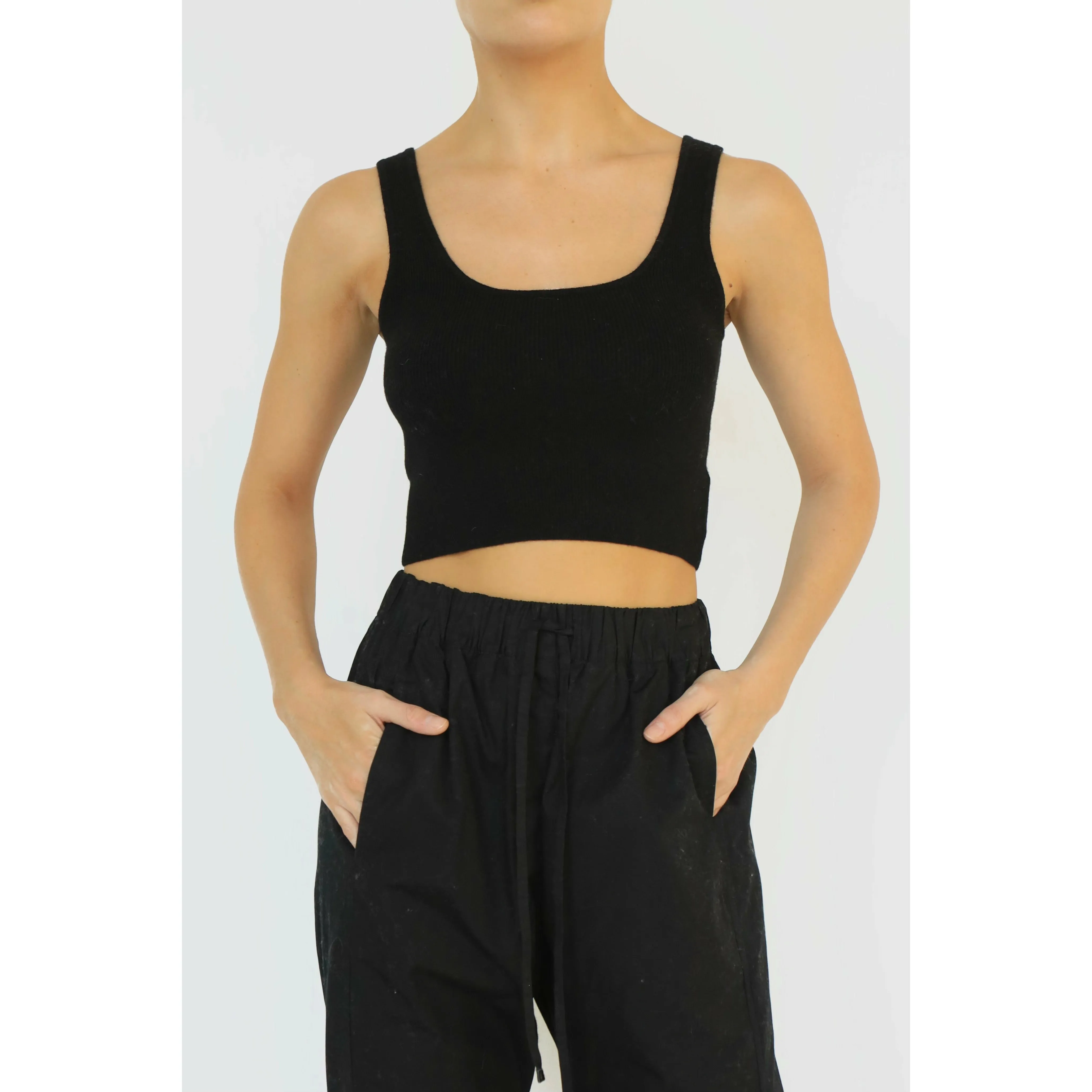 CASHMERE CROP TANK
