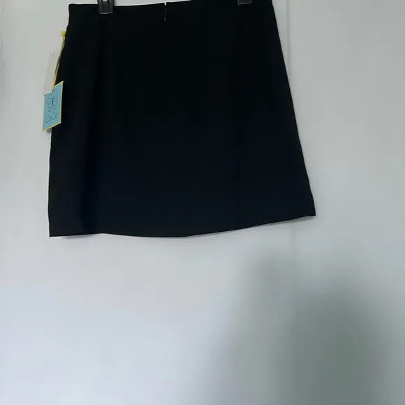 CeCe women’s bow pocket Mini Skirt Rich Black Size8
