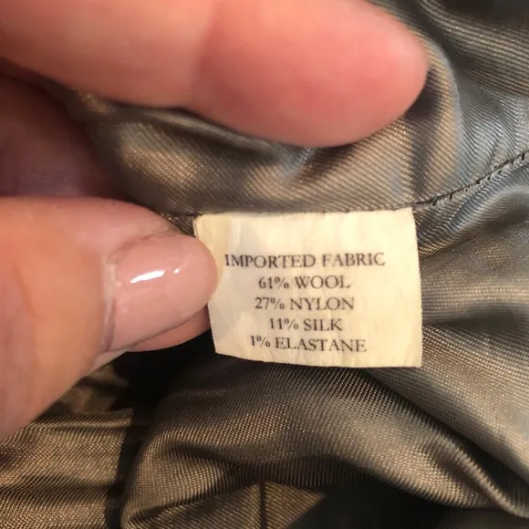 Chaiken Teal Tweed Wool/Silk Sculptured Skirt - 2