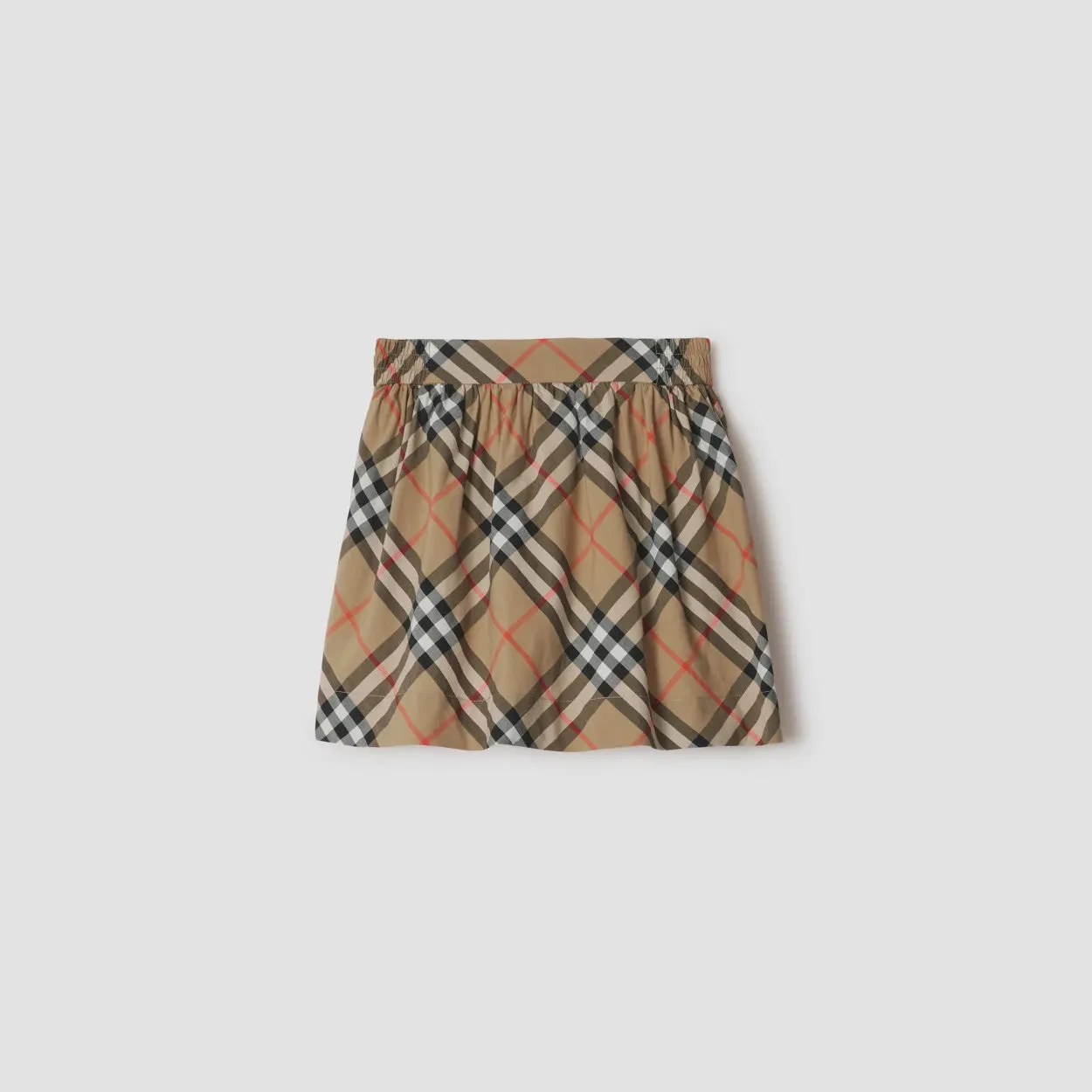 Check Cotton Skirt 8096413