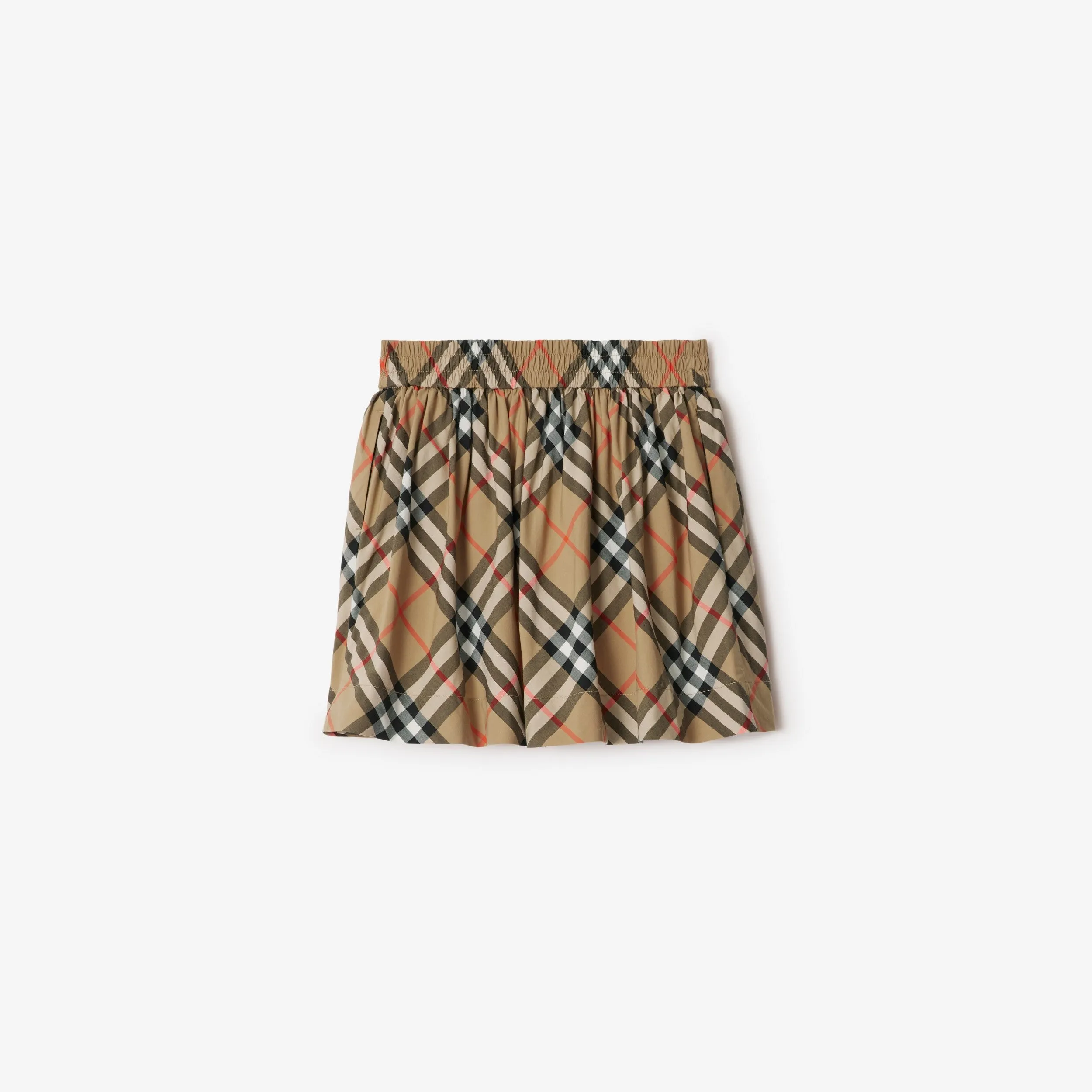 Check Cotton Skirt 8096413