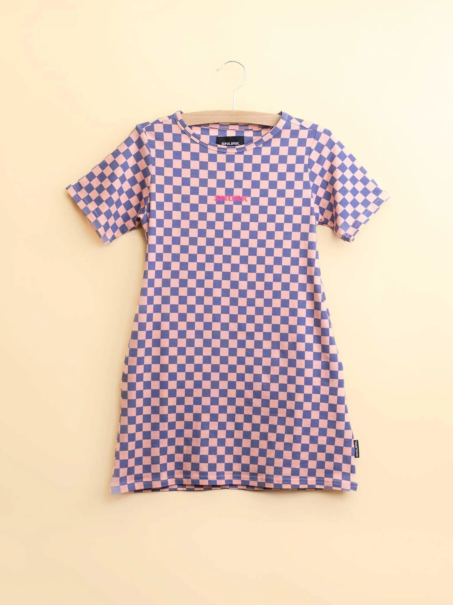 Check T-shirt Dress Kids