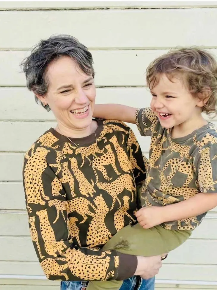 Cheetah Allover Print Sweatshirt (kids & baby)