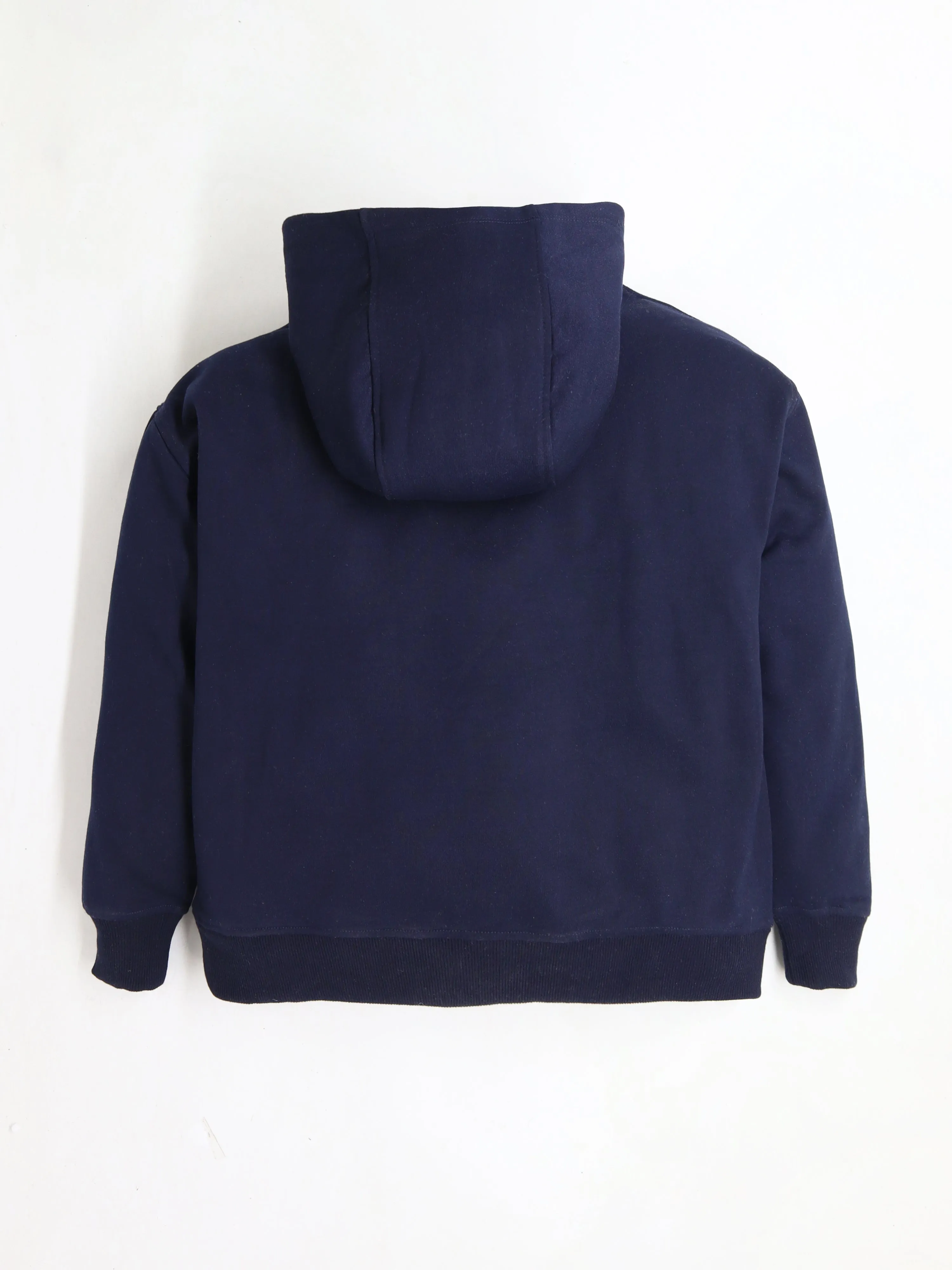 Cherry Crumble Unisex Navy Blue Solid Sweatshirt
