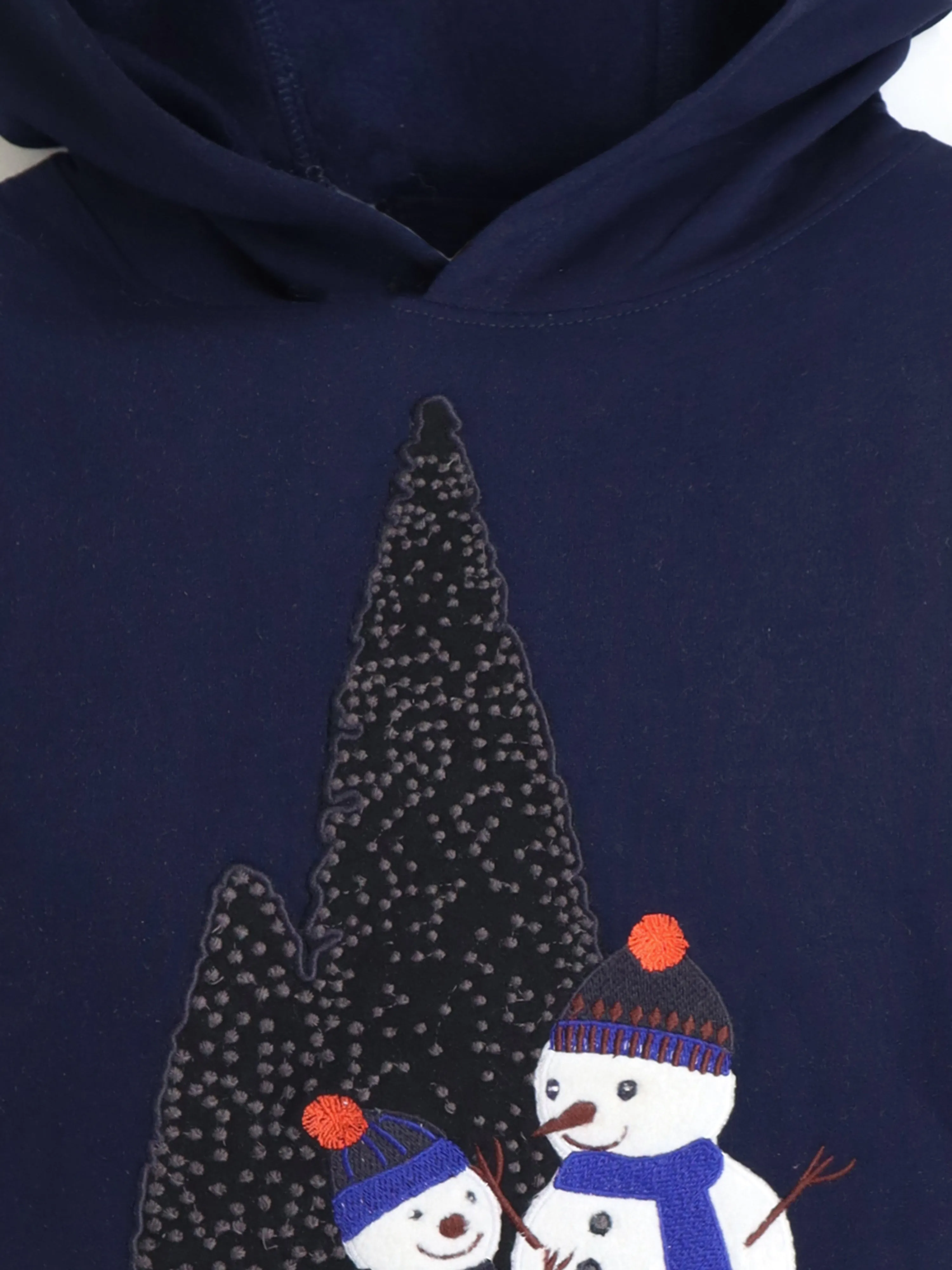 Cherry Crumble Unisex Navy Blue Solid Sweatshirt