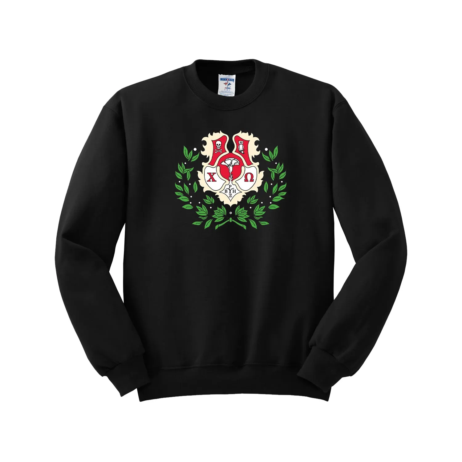 Chi Omega Crewneck Sweatshirt - Crest