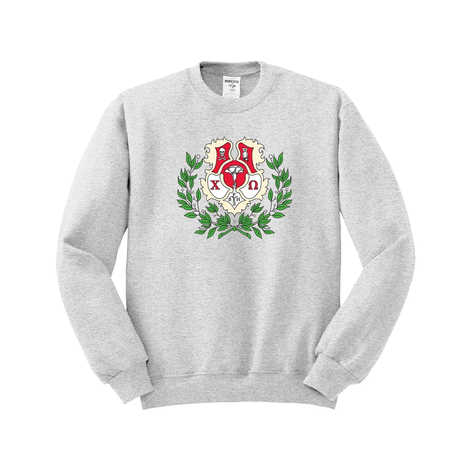 Chi Omega Crewneck Sweatshirt - Crest