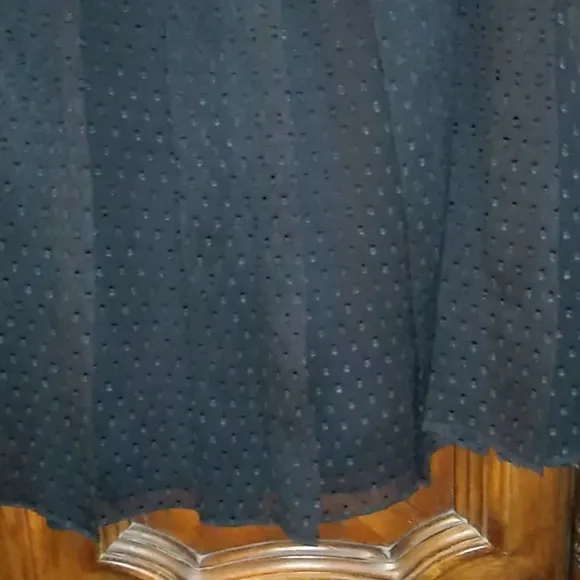 Club Monaco Black Silk Eyelash Chiffon Skirt Sz 6