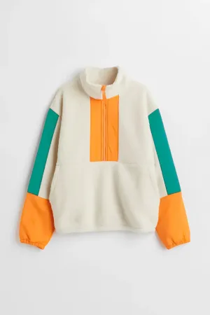Color Block Welsoft Fleece Sweatshirt