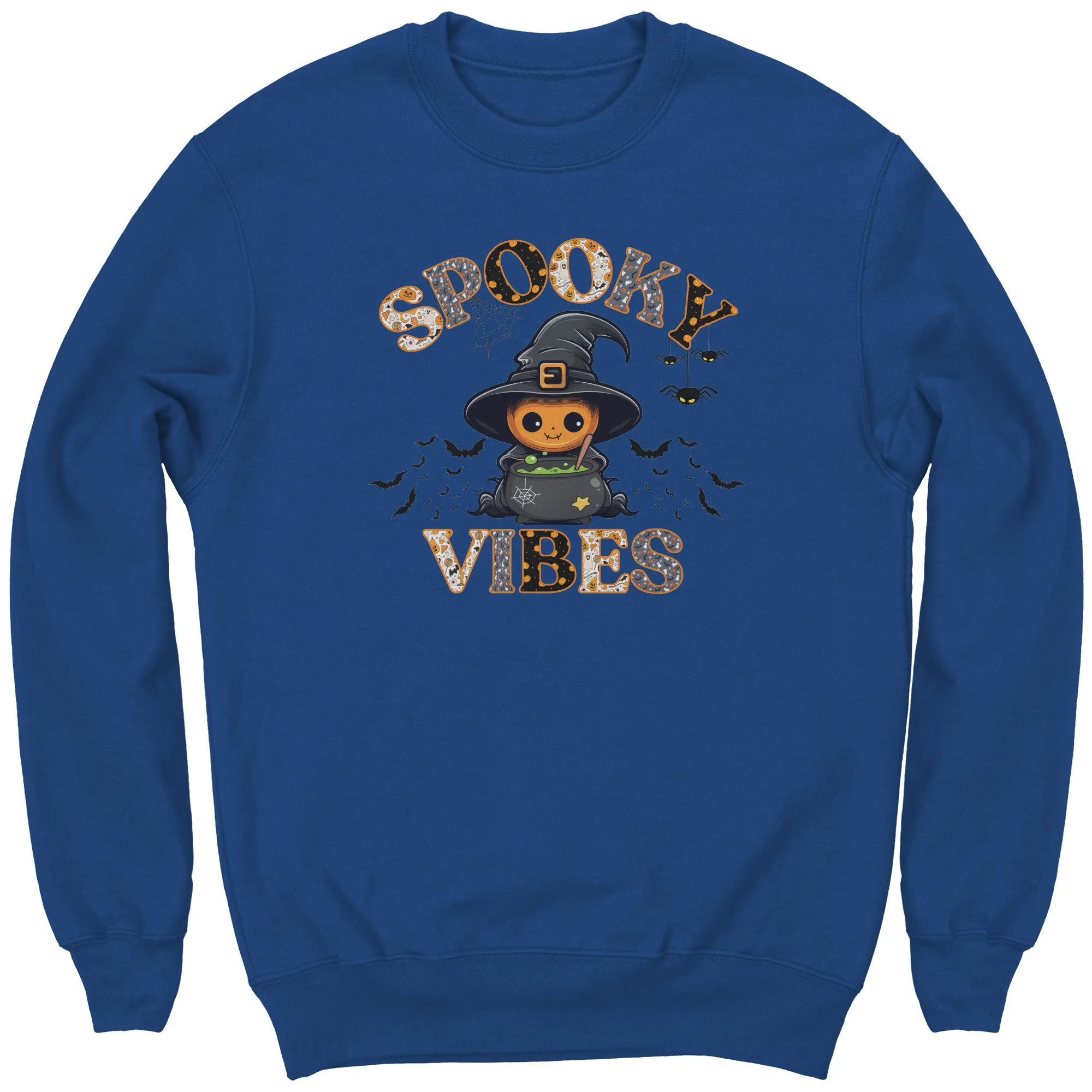 Comfort Colors Spooky Vibes Sweatshirt, Spooky Season Sweatshirt, Cute Halloween Sweatshirt, Funny Halloween Sweatshirt, Trick or Treat Gift