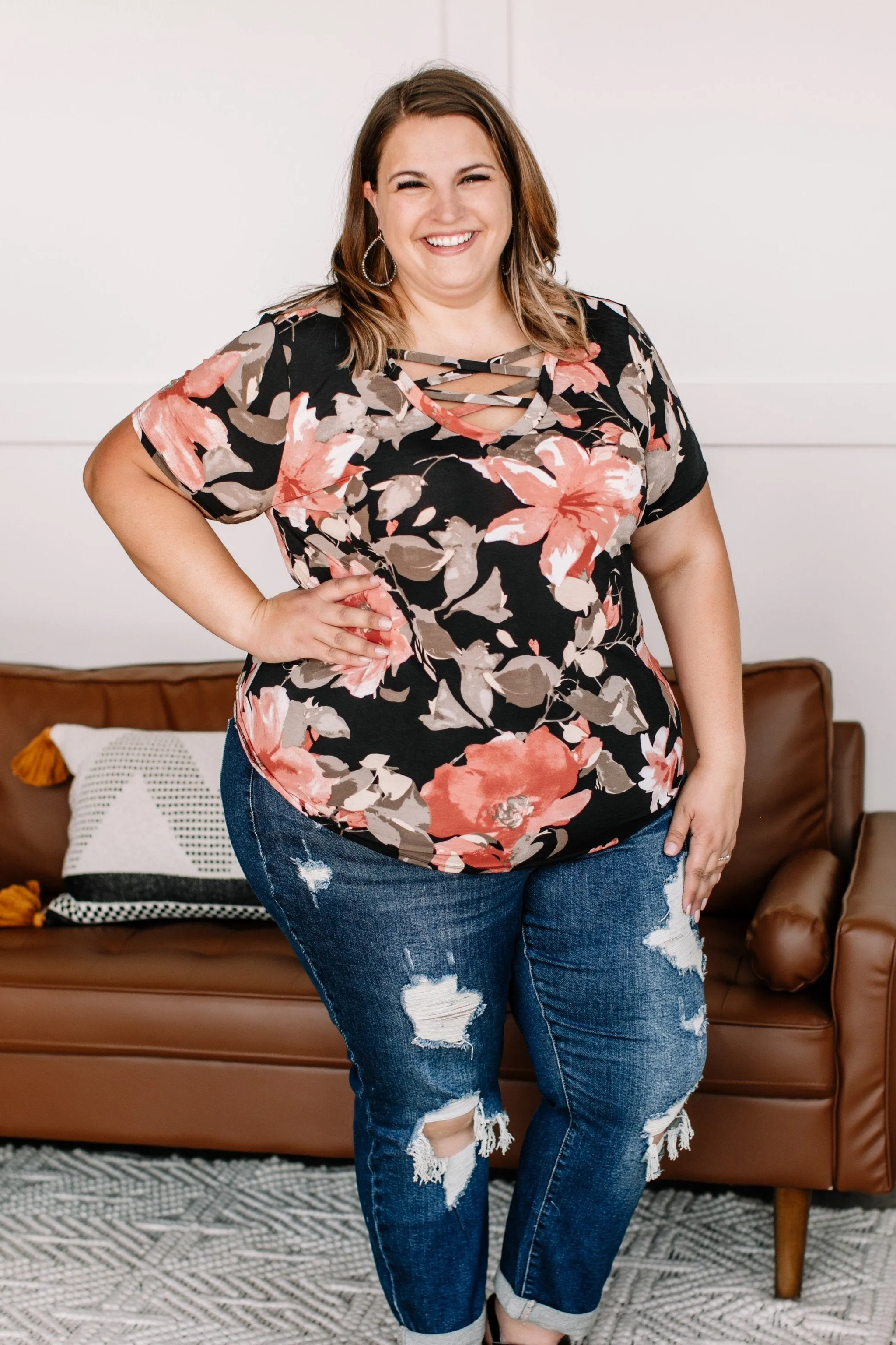 Coming In First Boyfriend Distressed Judy Blue Jeans_