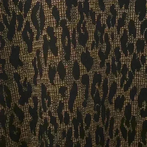 Corey Lynn Calter Leopard Print Sparkly T-shirt Dress with Tulle