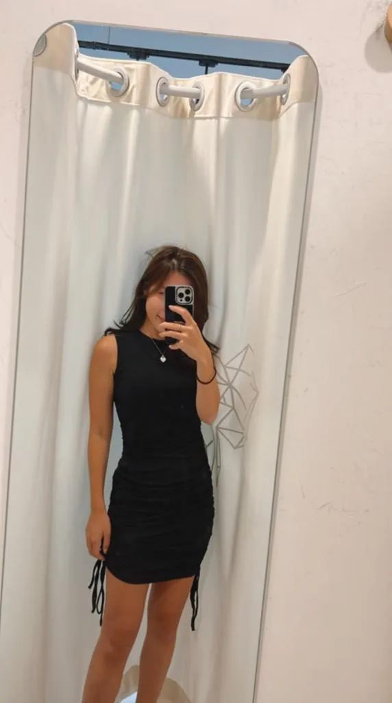 Corie Ruched Mini Dress