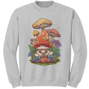 Cottagecore Sweatshirt, Mushroom Sweatshirt, Botanical Prints Womens Sweatshirt, Womens Clothing, Goblincore Sweatshirt Gift For Her