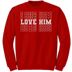 Couple Sweatshirt, Hubby Sweatshirt, Love Him Sweatshirt, Love Her Sweatshirt, Valentine Sweatshirt, Valentines Day Shirt, Valentine Gift