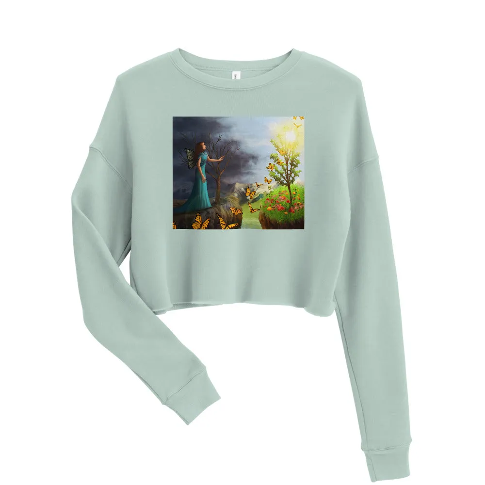 Courage Women's Crop Sweatshirt