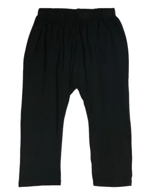 Cozii- ELASTIC WAIST HAREM PANT SOLID (Black)
