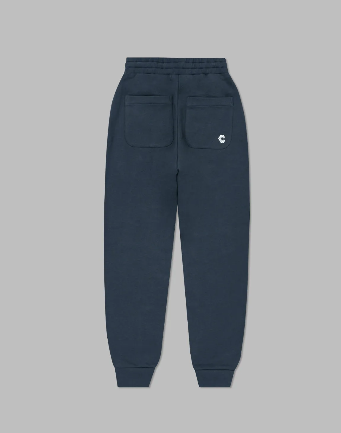 CRONOS WOMEN HEART LOGO SWEAT PANTS【NAVY】