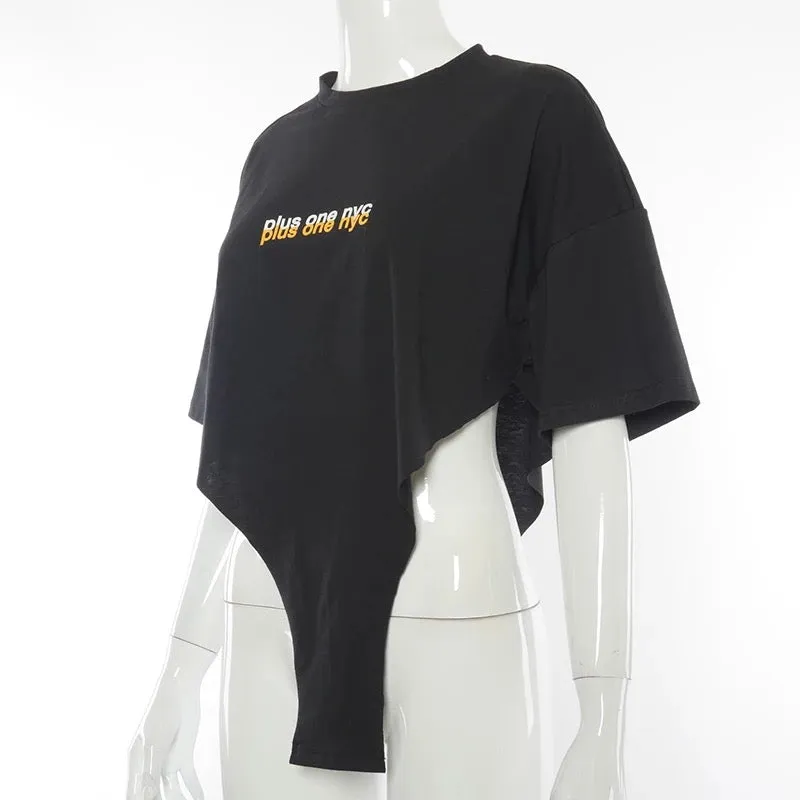 Crush fashion print crop top