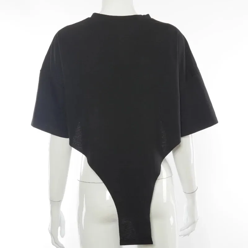 Crush fashion print crop top