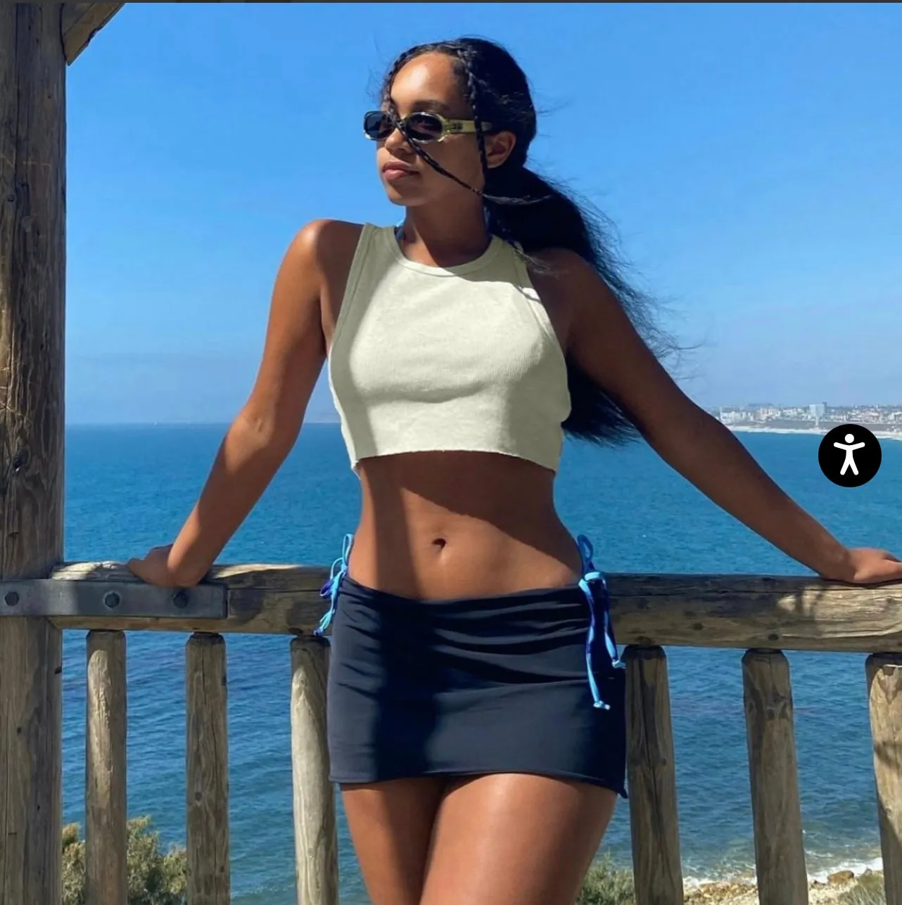 Danielle Guizio - Micro mini stretch mini skirt