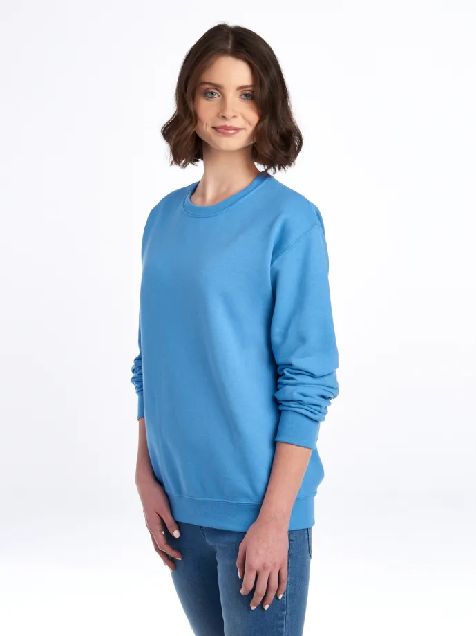Delta Delta Delta Crewneck Sweatshirt - Tri Delta Puff Print Logo