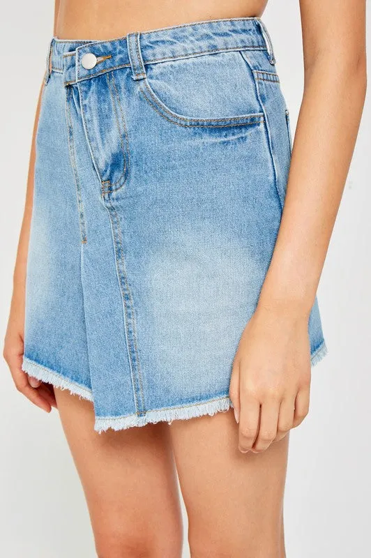 Denim Mini Skirt
